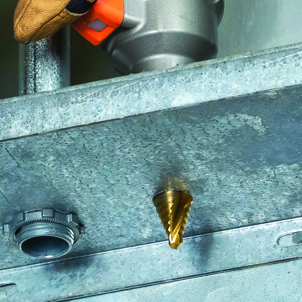 Klein 25962 Step Drill Bit, Spiral Double-Fluted, 3/16" to 7/8", VACO - Image 9
