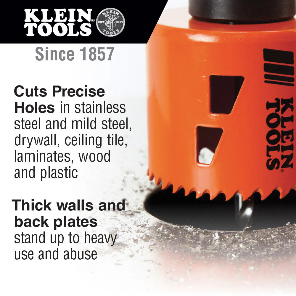 Klein 31944 Bi-Metal Hole Saw, 2-3/4" - Image 6