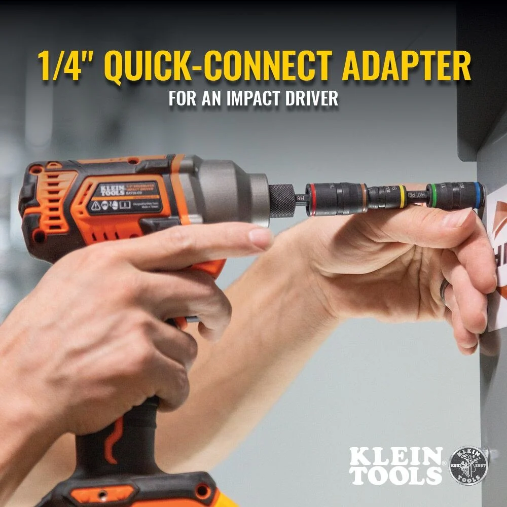 Klein 32907 7-in-1 Impact Flip Socket Set, No Handle - Image 9