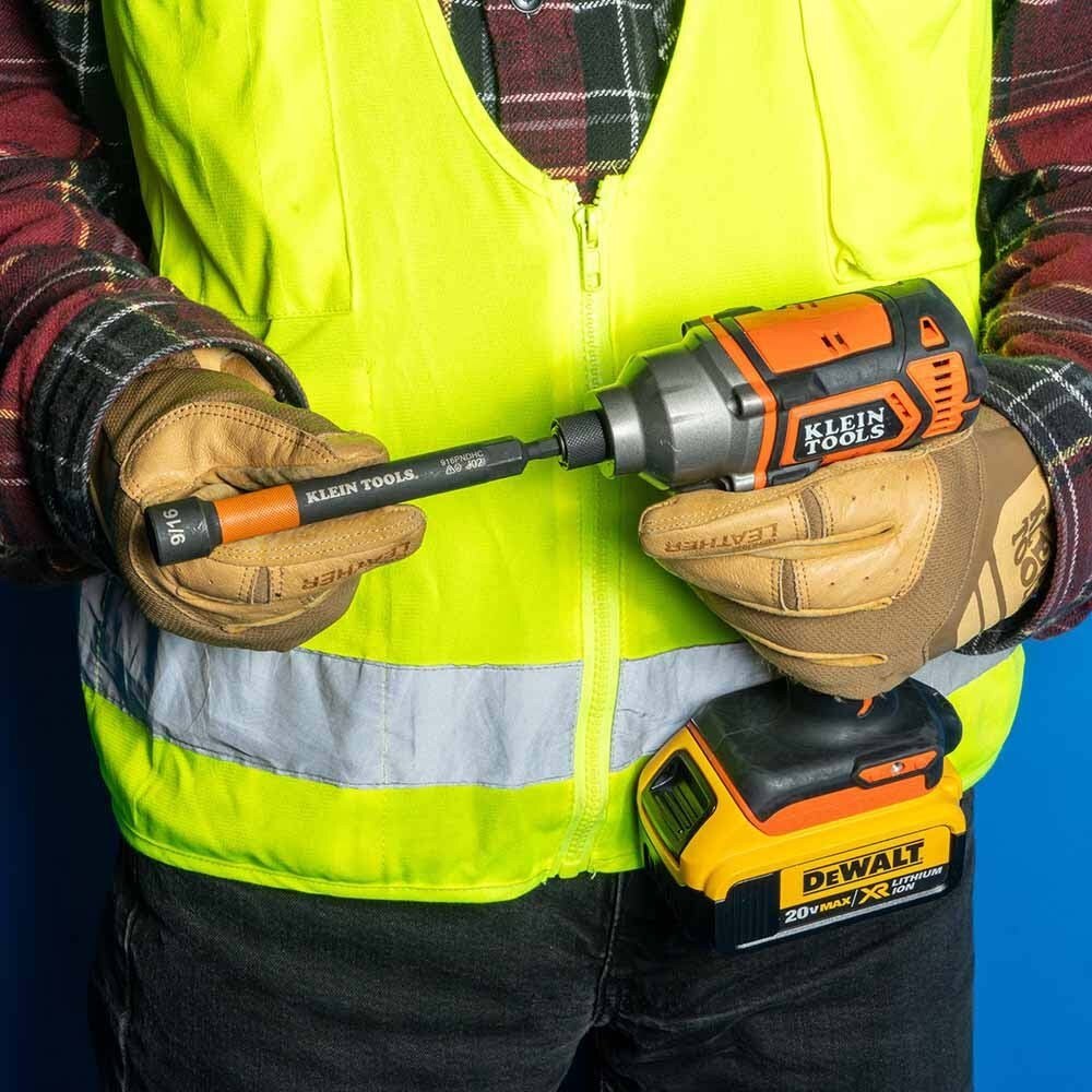 Klein 32930 Magnetic Color-Coded Power Nut Setters, 6-Piece Set - Image 7