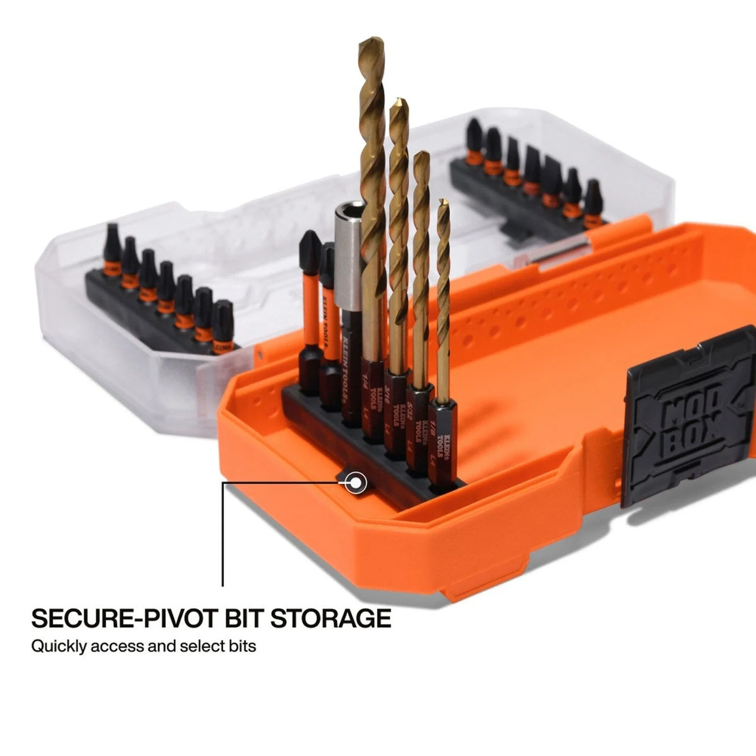 Klein 33811B Drill and Driver Bit Set with Titanium-Nitride Coated Bits and MODbox Compatible Case (21 Piece) - Image 4