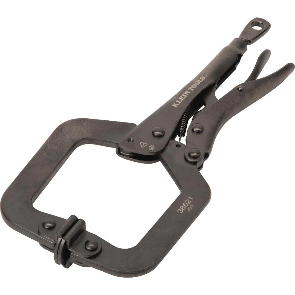 Klein 38621 C-Clamp Locking Pliers With Swivel Jaws, 9-Inch - Image 5