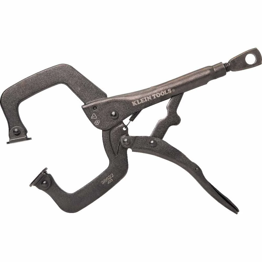 Klein 38662 C-Clamp Locking Pliers with Swivel Jaws Set, 6" and 11", 2-Piece - Image 10