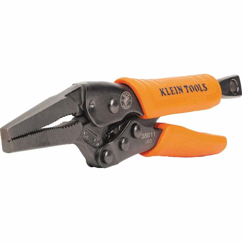 Klein 38663 Locking Pliers Set, Curved Jaw 10", Long Nose 6", 2-Piece - Image 2