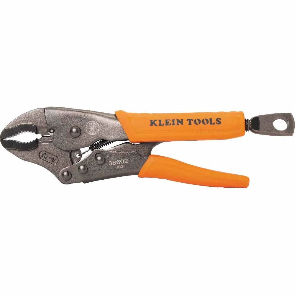 Klein 38663 Locking Pliers Set, Curved Jaw 10", Long Nose 6", 2-Piece - Image 8