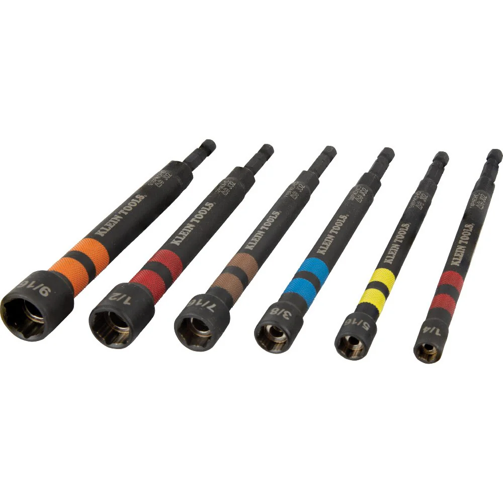 Klein 38PNDHC 3/8" Hollow Magnetic Color-Coded Power Nut Driver - Image 6