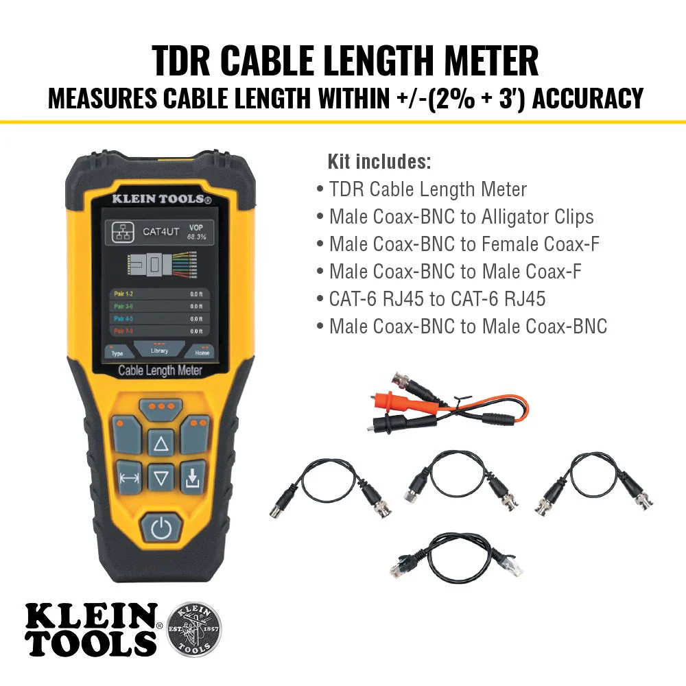 Klein 501915 TDR Cable Length Meter - Image 6