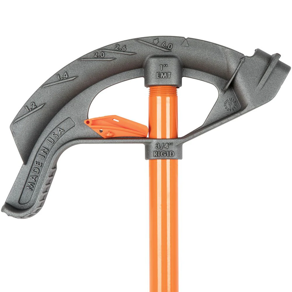 Klein 51605 Iron Conduit Bender Full Assembly, 1" EMT with Angle Setter - Image 3