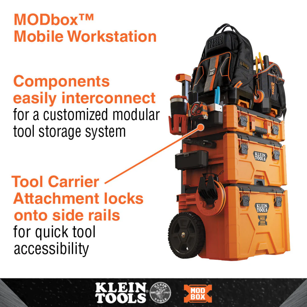 Klein 54814MB MODbox Tool Carrier Rail Attachment - Image 3