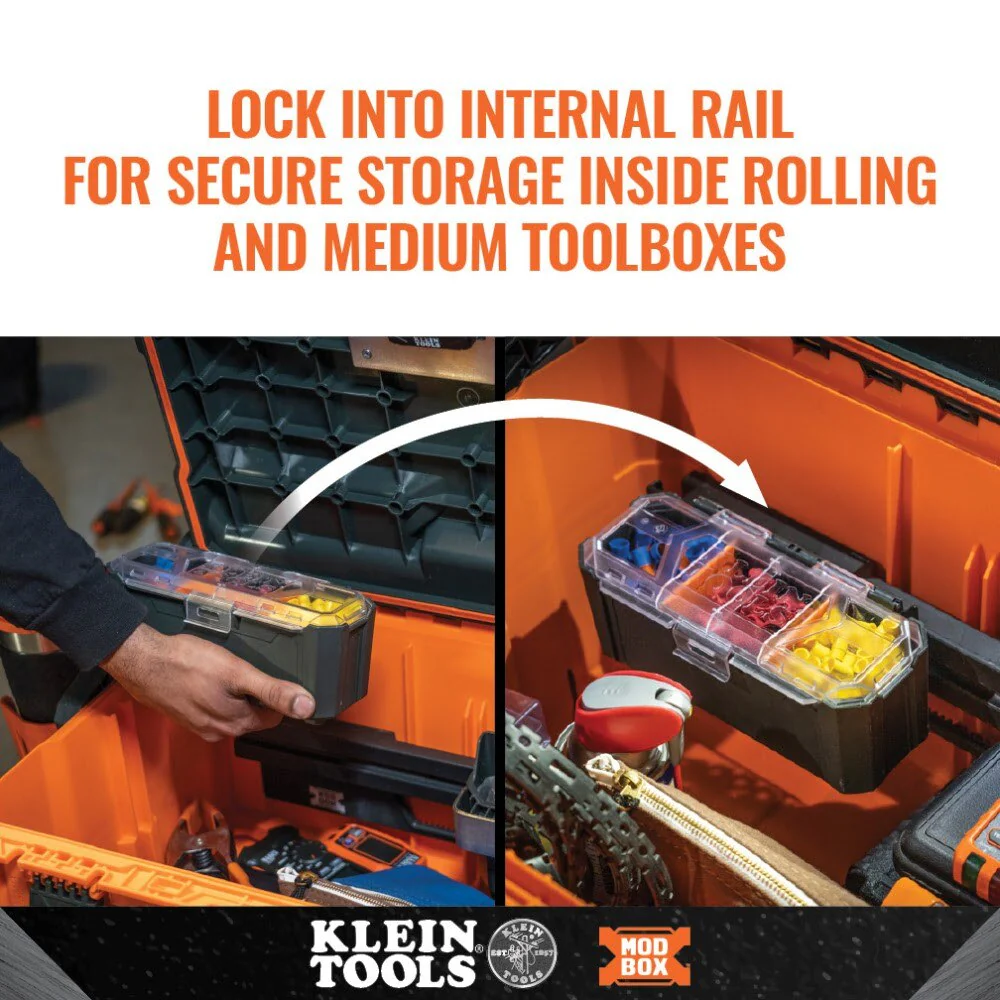 Klein 54815MB MODbox Parts Bin Rail Attachment - Image 5