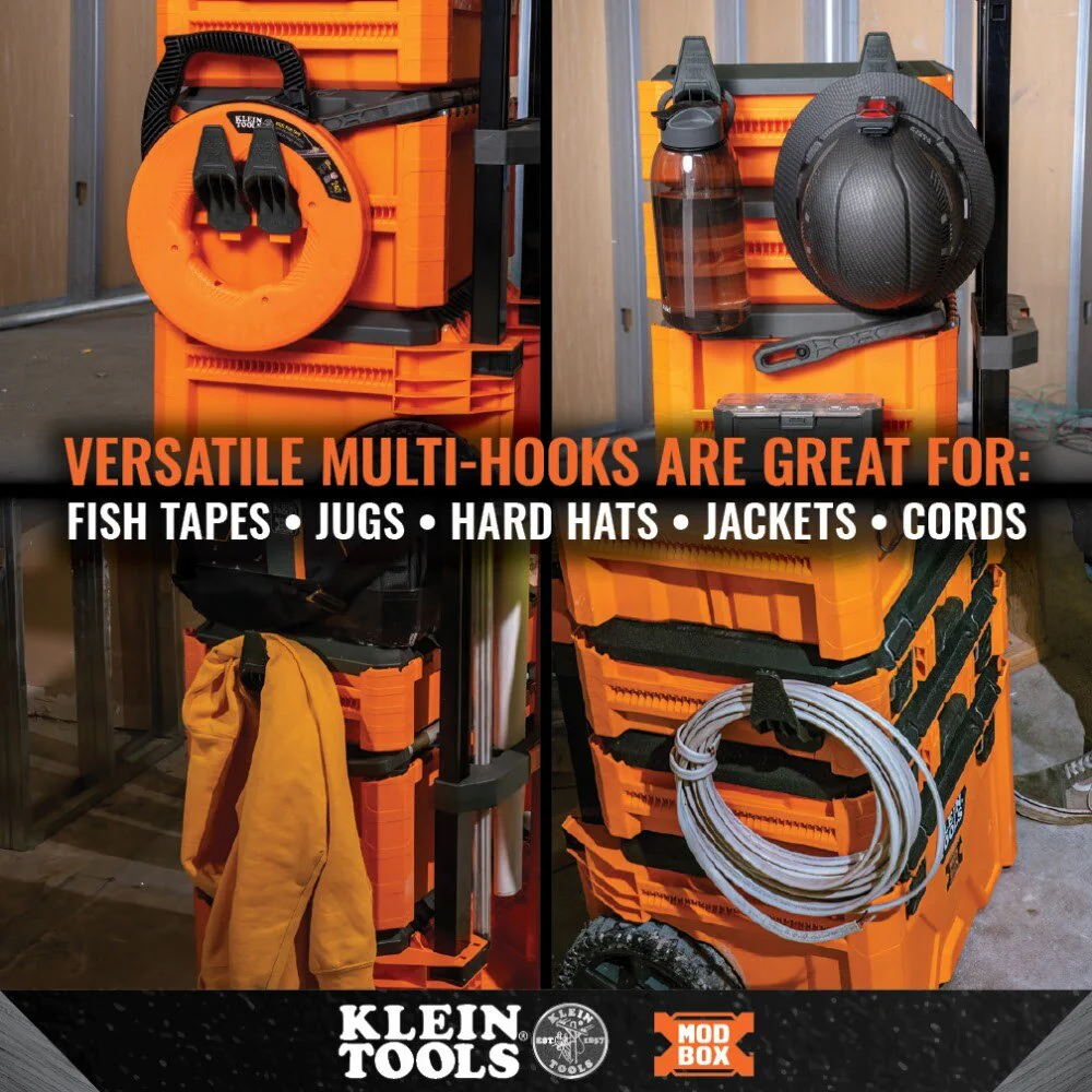 Klein 54816MB MODbox Multi-Hook Rail Attachment, 2-Pack - Image 6