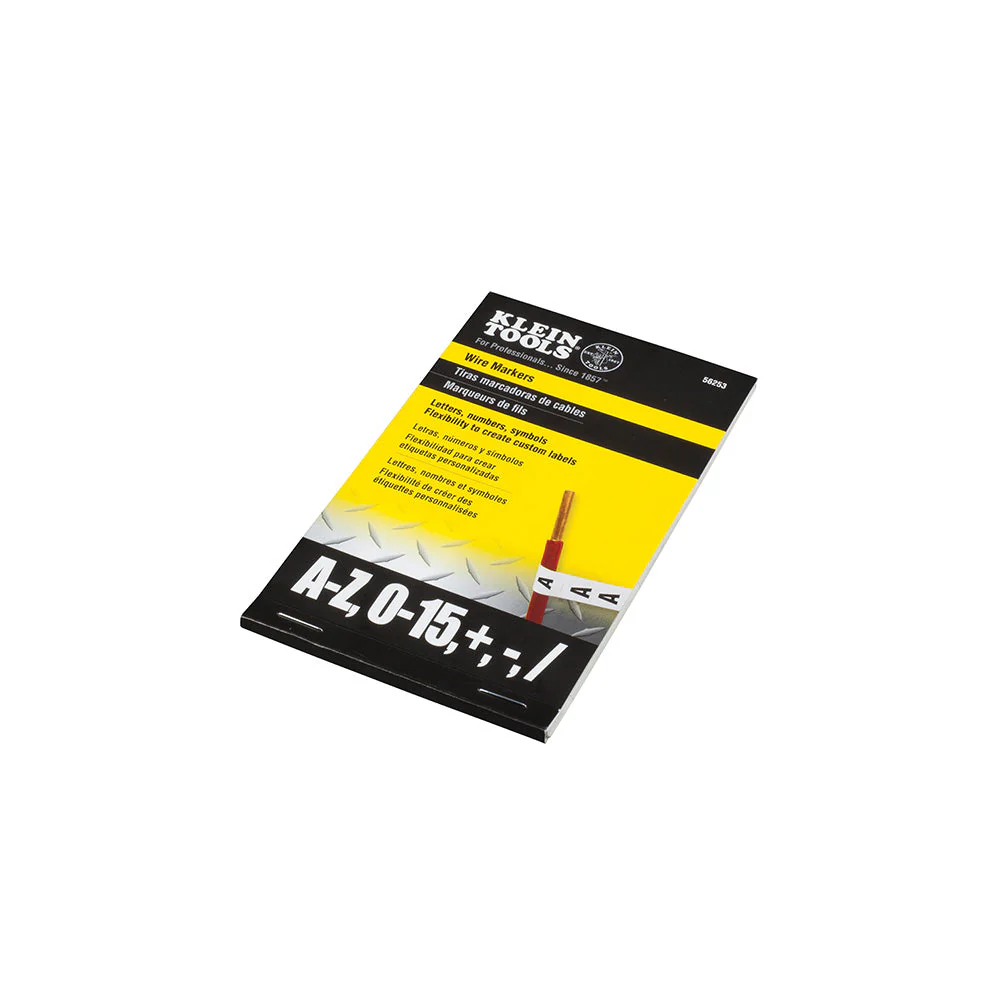 Klein 56253 Wire Markers-Black Letters, Numbers and Symbols - Image 3