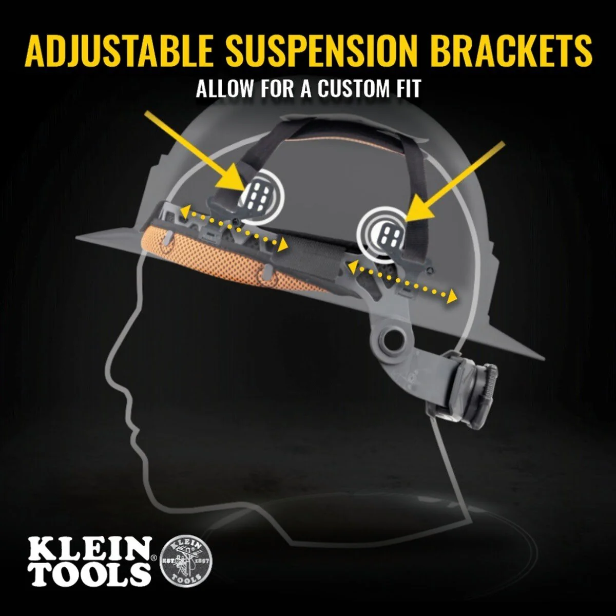 Klein 60107RL Hard Hat, Non-Vented, Cap Style with Rechargeable Headlamp, White - Image 9