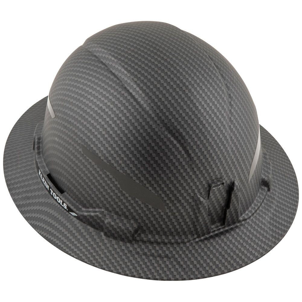 Klein 60345 Hard Hat, Premium KARBN Pattern, Non-Vented Full Brim, Class E - Image 2
