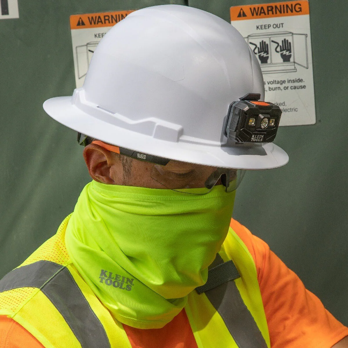 Klein 60465 Neck and Face Cooling Band, High-Visibility Yellow (One Size) - Image 8