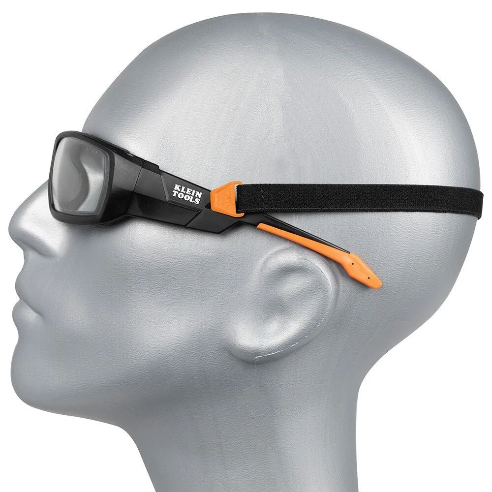 Klein 60470 Professional Full-Frame Gasket Safety Glasses, Clear Lens - Image 6