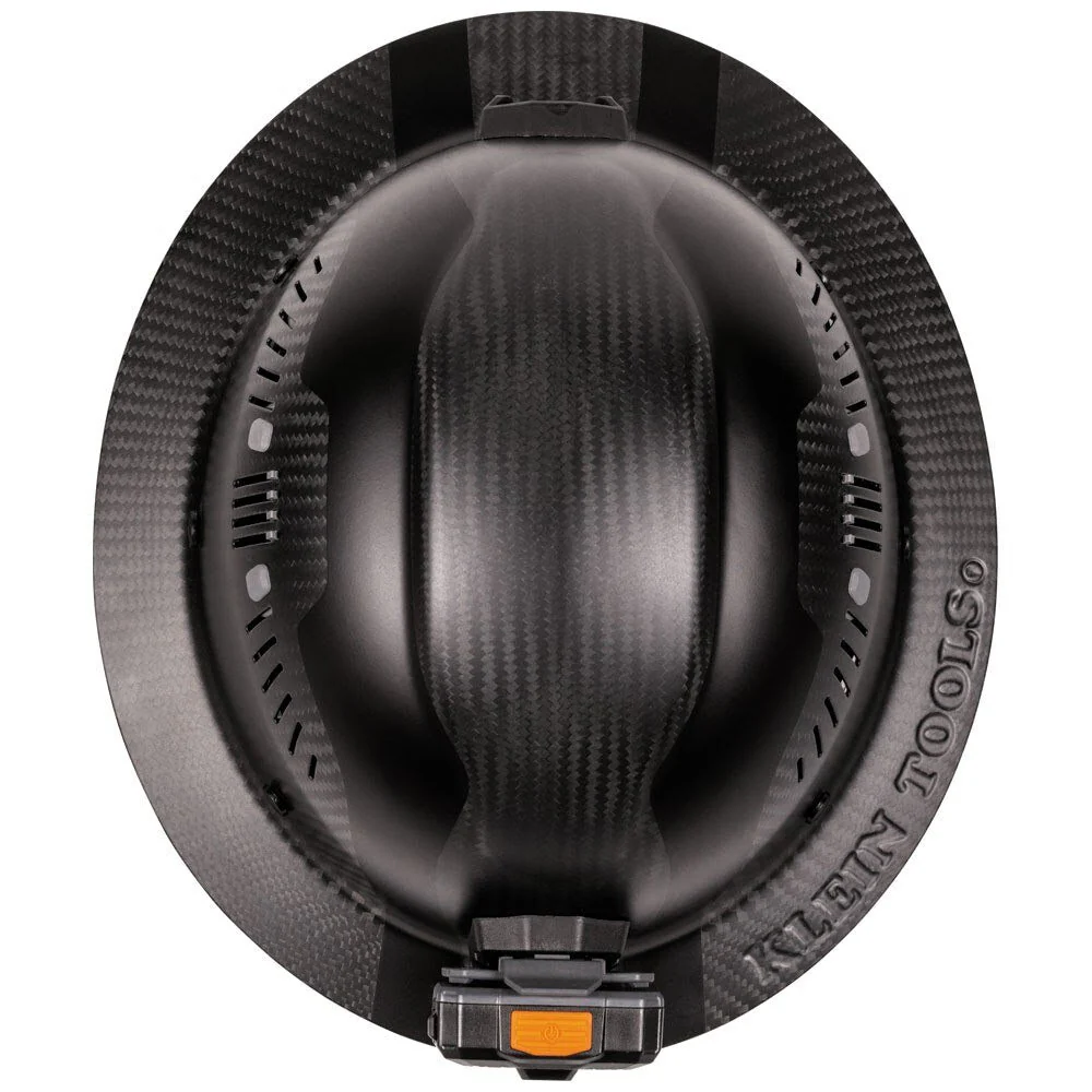 Klein 60512 Klein Carbon Fiber Full Brim Hard Hat with Headlamp, Titan - Image 8