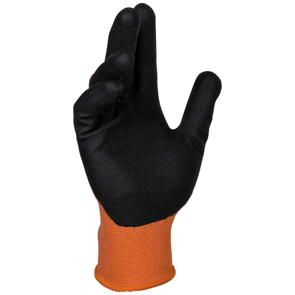Klein 60579 Knit Dipped Gloves, Cut Level A1, Touchscreen, Small, 2-Pair - Image 3