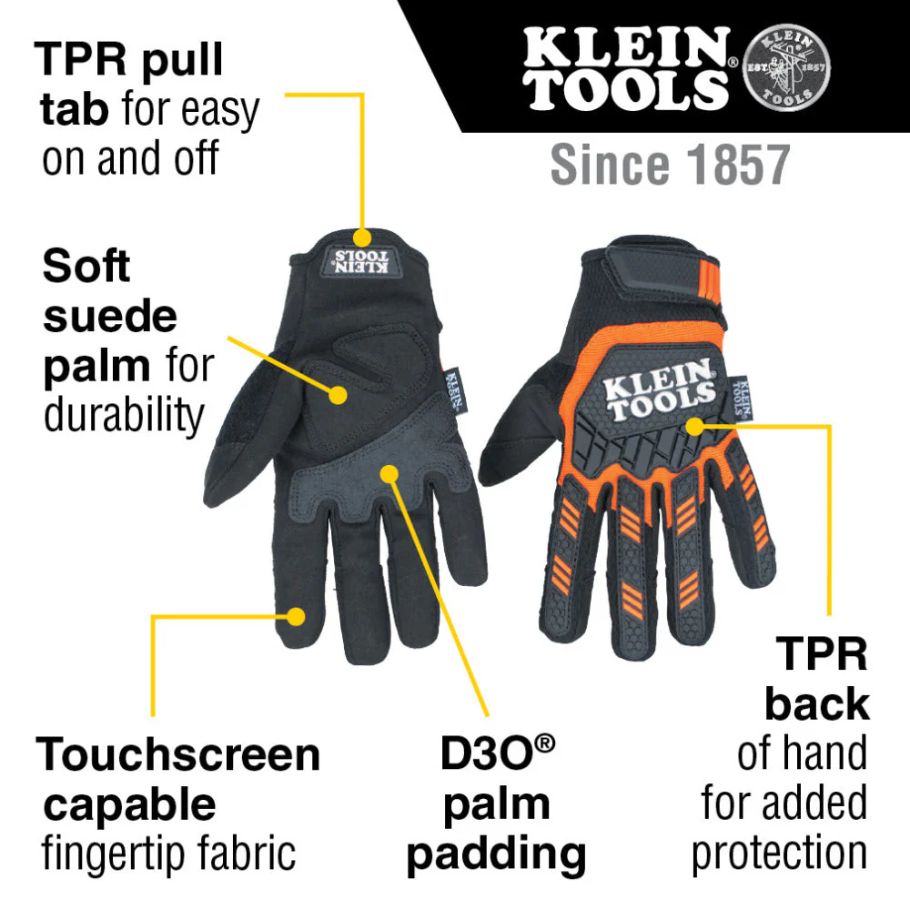 Klein 60598 Heavy Duty Gloves, Small - Image 2