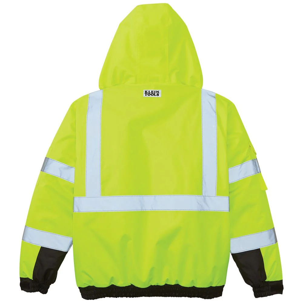 Klein 60612 High-Visibility Winter Bomber Jacket, 3XL - Image 2