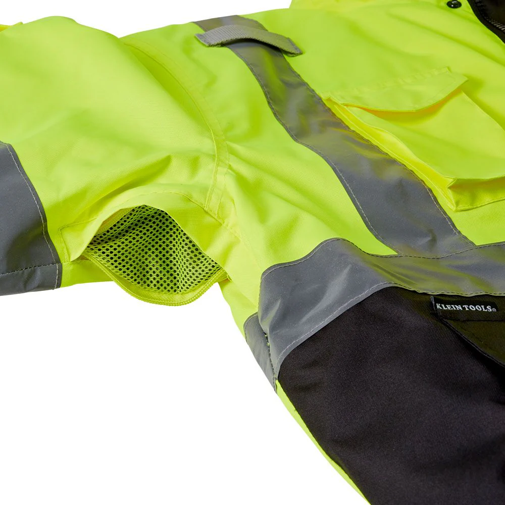 Klein 60612 High-Visibility Winter Bomber Jacket, 3XL - Image 5