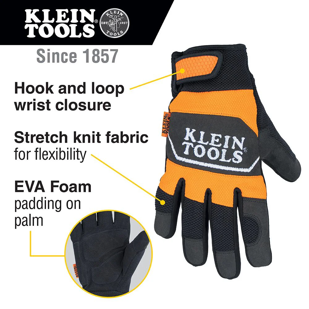 Klein 60618 Winter Thermal Gloves, S - Image 2