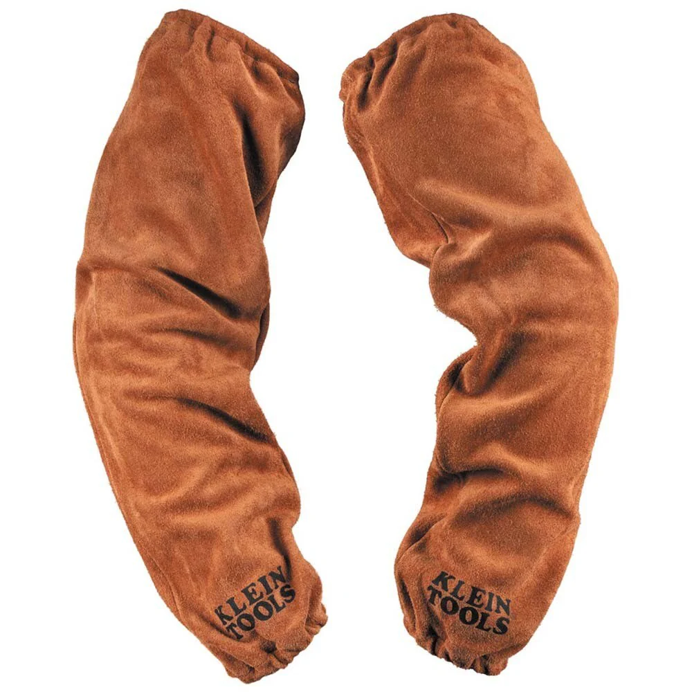 Klein 60834 Flame-Resistant Leather Welding Sleeves