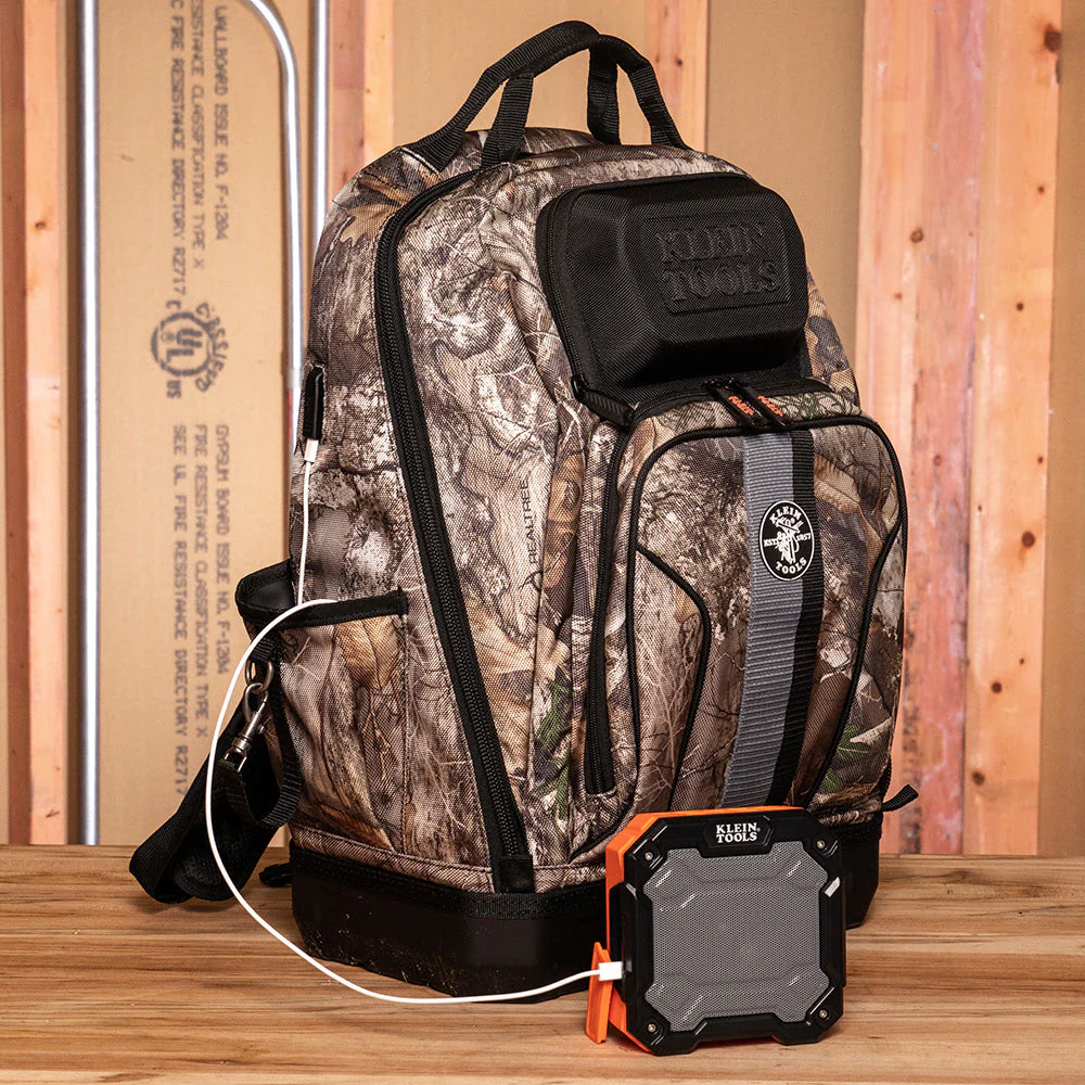 Klein 62800BPCAMO Tradesman Pro XL Tool Bag Backpack, 40 Pockets, Camo - Image 11