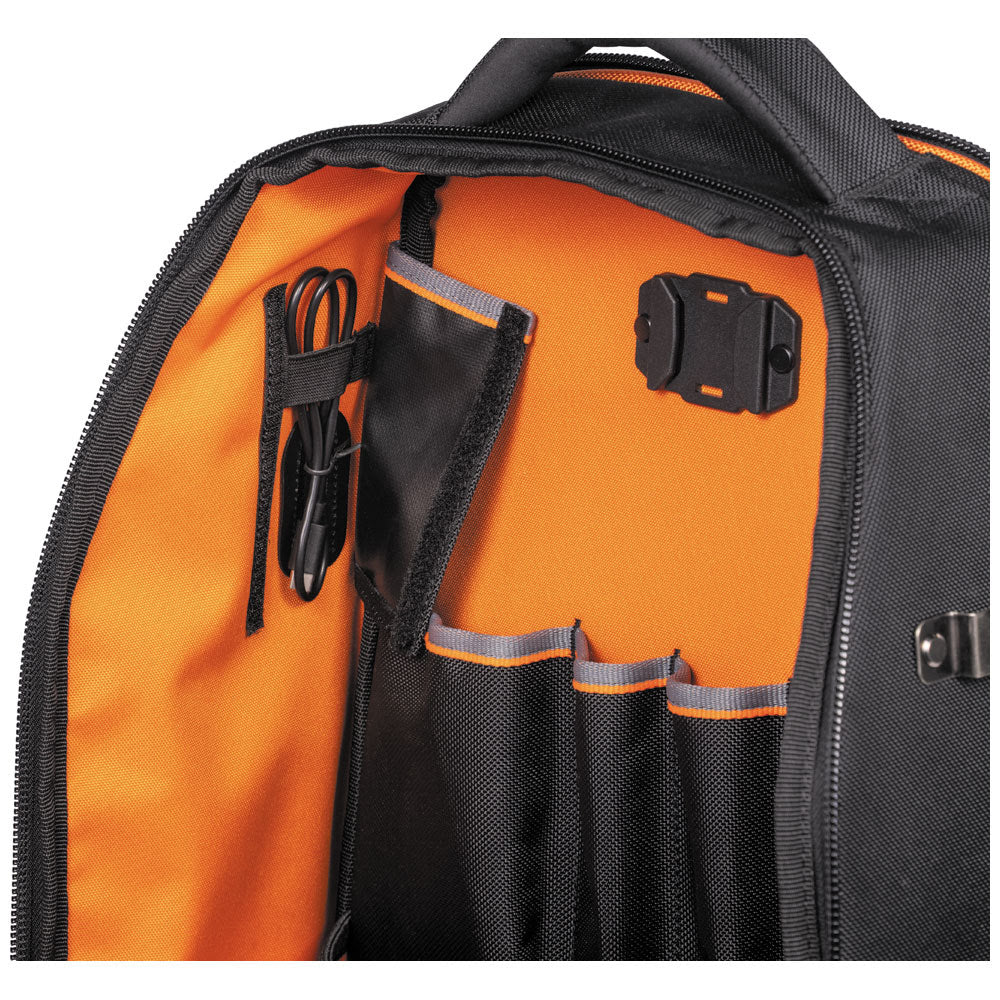 Klein 62805BPTECH Tradesman Pro XL Tech Tool Bag Backpack, 28 Pockets - Image 8
