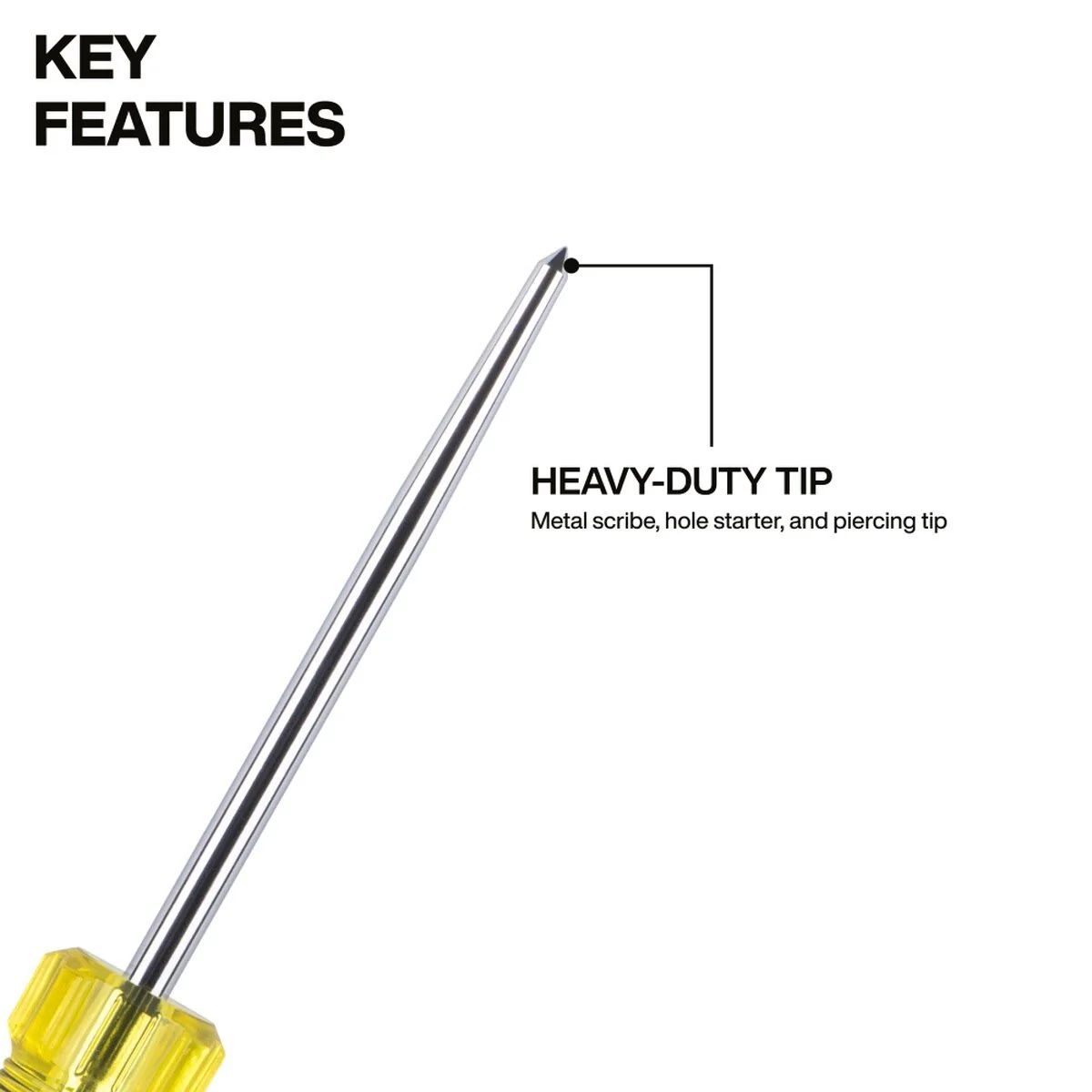 Klein 6504DD Scratch Awl Demolition Driver - Image 3