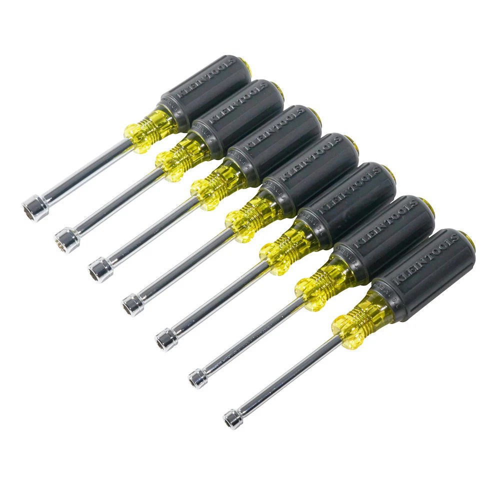 Klein 65160 Metric Nut Driver Set, 3" Shafts, 7-Piece - Image 2