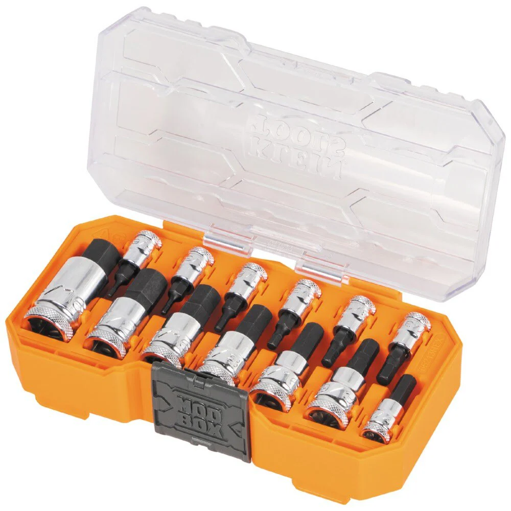 Klein 65213HEX Knurled Hex Bit Socket Set, SAE, 13-Piece - Image 3