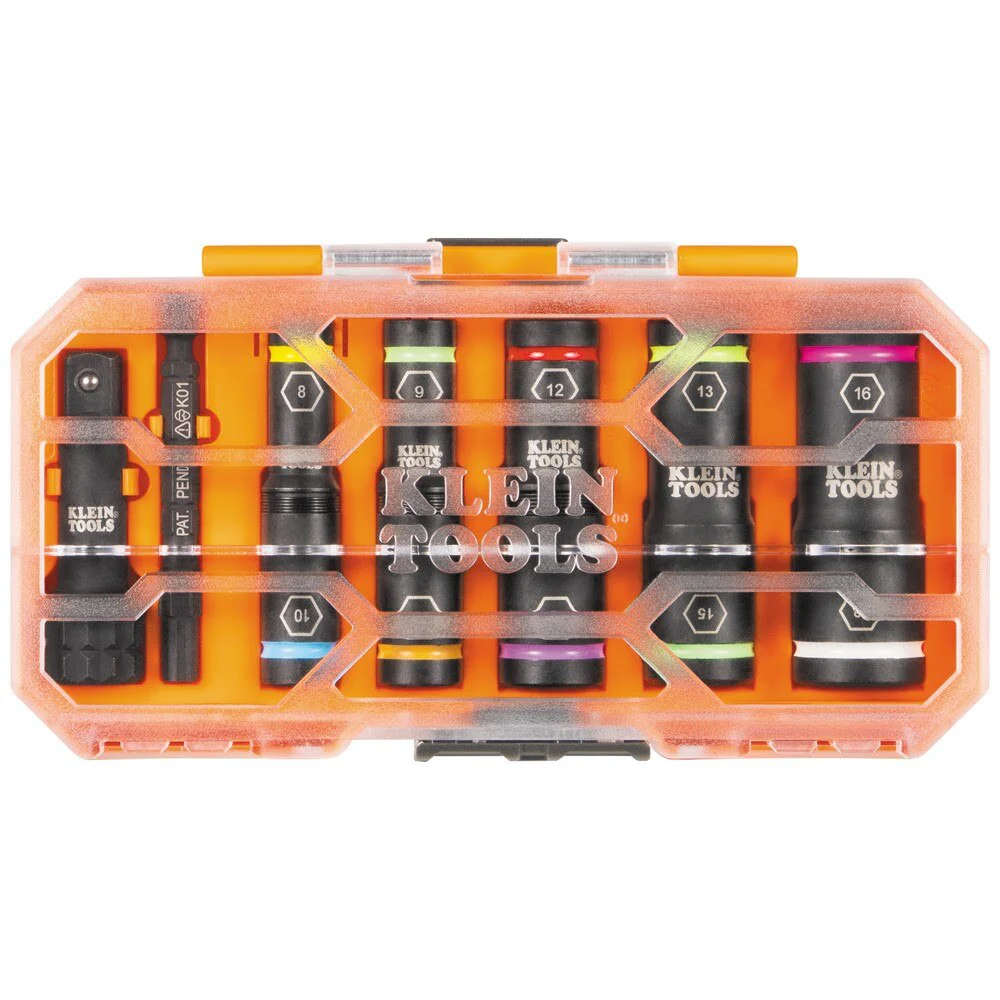 Klein 65619 KNECTFlip-10 Heavy Duty Flip Impact Socket Set, Metric, 8-Piece - Image 4