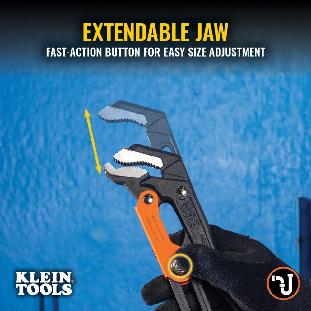 Klein 68230 Quick-Adjust S-Jaw Pipe Wrench, 13" - Image 3