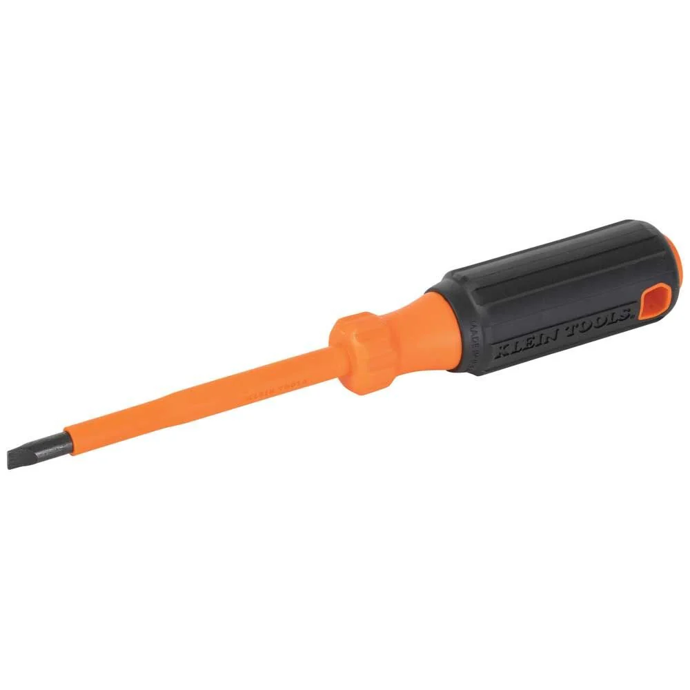 Klein 6824INS Insulated Screwdriver, 1/4" Cabinet Tip, 4" Round Shank - Image 3
