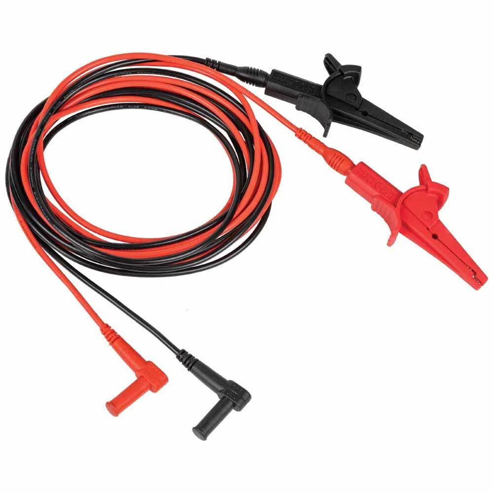 Klein 69367 Heavy-Duty Alligator Clip Test Leads, 10' - Image 2
