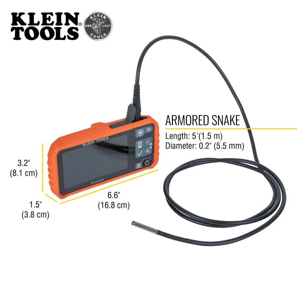 Klein 69464 Plumber's Borescope Replacement Camera - Image 3