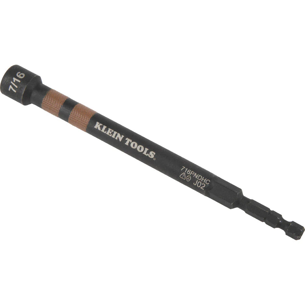 Klein 716PNDHC 7/16" Hollow Magnetic Color-Coded Power Nut Driver - Image 2