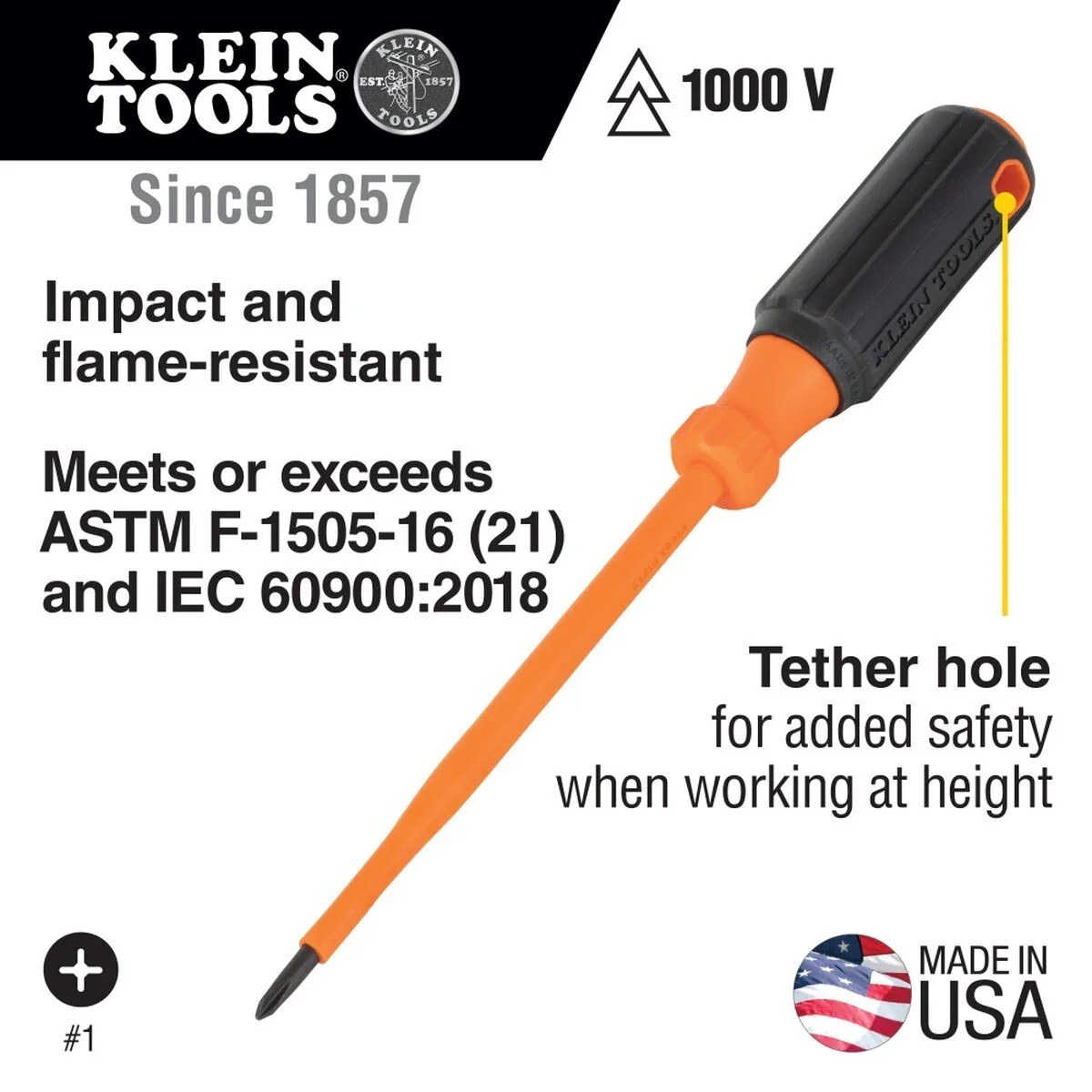 Klein 85077INSR Insulated Screwdriver Set with Magnetizer (7 Piece) - Image 2