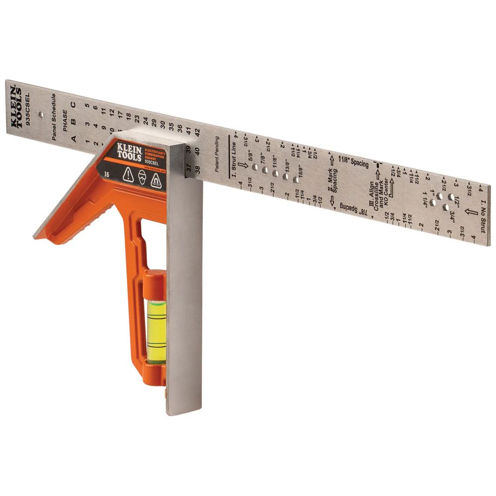 Klein 935CSEL Electrician's Combination Square, 12-Inch - Image 3