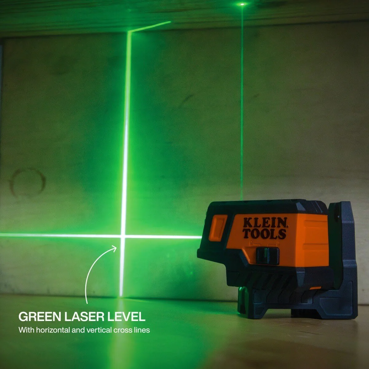 Klein 93MCLPG Compact Green Cross-Line Laser Level with Plumb Spot - Image 7