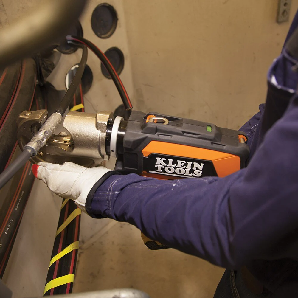 Klein BAT20-12T165 Battery-Operated 12-Ton Crimper with Case - Image 7