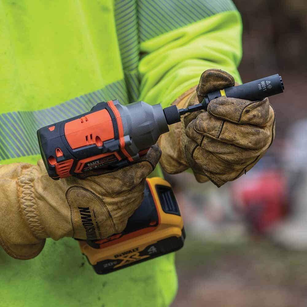 Klein BAT20CD Battery-Operated Compact Impact Driver, 1/4-Inch Hex Drive, Tool Only - Image 7