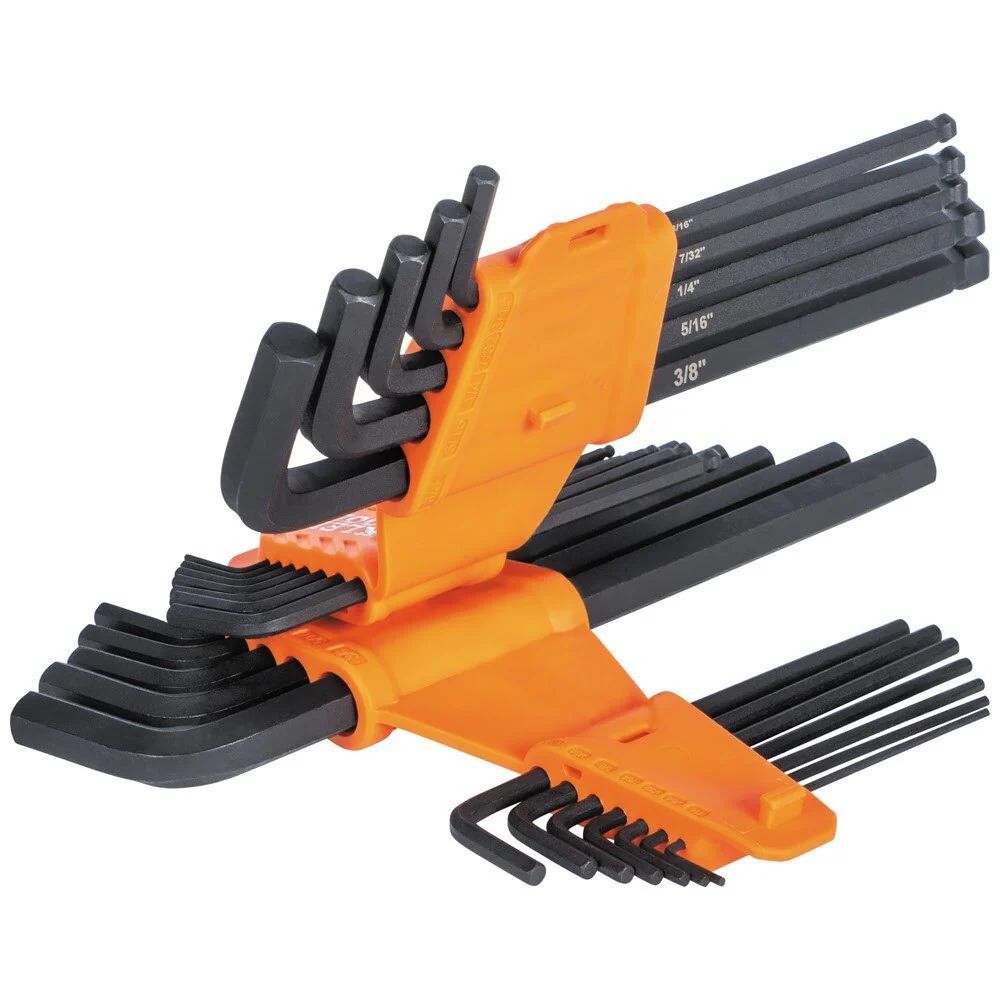 Klein BLS22 Long Ball End Hex Key Set, SAE and Metric, 22-Piece - Image 2
