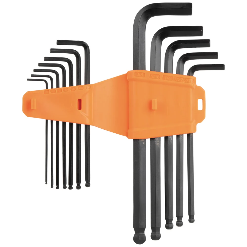 Klein BLS22 Long Ball End Hex Key Set, SAE and Metric, 22-Piece - Image 4