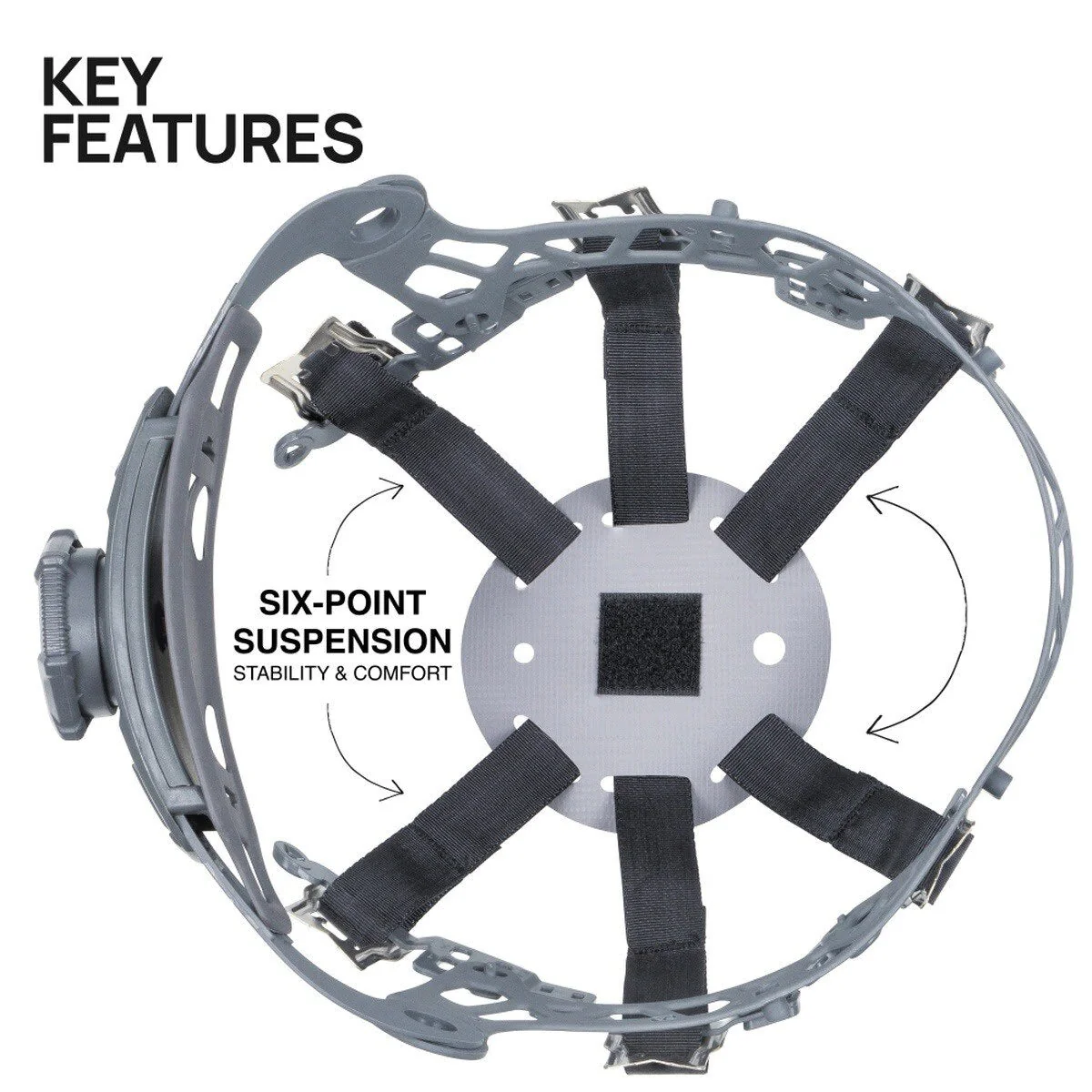 Klein CLMBRSPN Safety Helmet Suspension Replacement with 6-Point Ratchet Adjustment (1 Each) - Image 3
