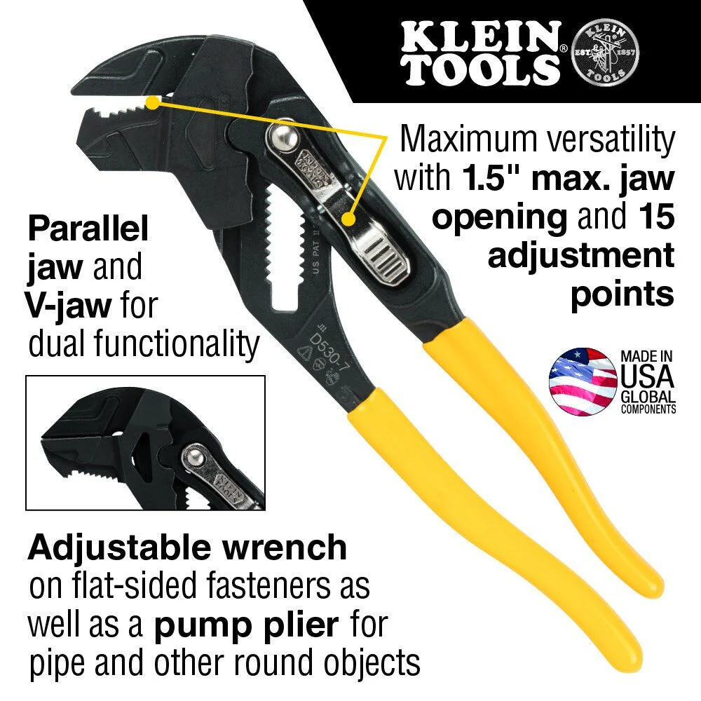 Klein D53003KIT Plier Wrench Set, 3-Piece - Image 3