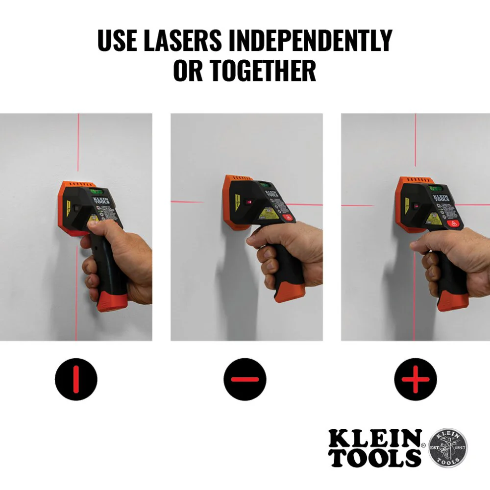 Klein ESF150LL Electronic Stud Finder with Cross-Line Lasers - Image 4