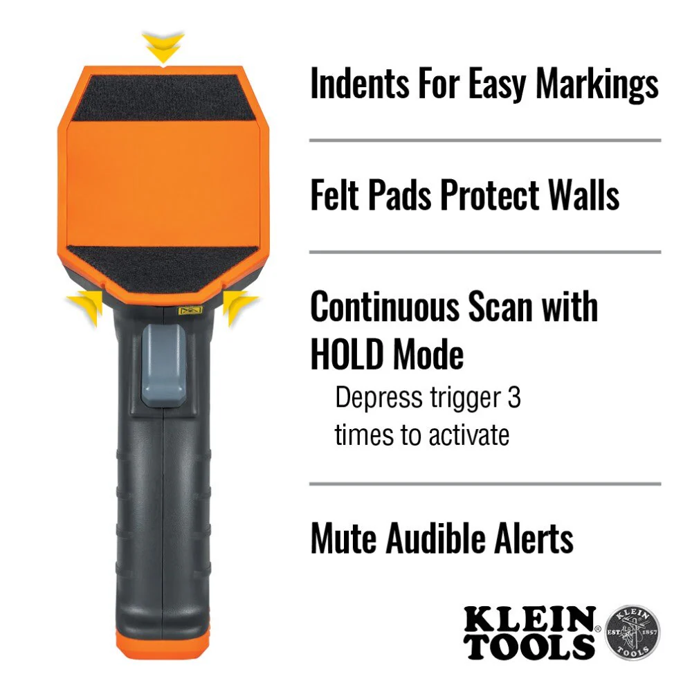 Klein ESF150LL Electronic Stud Finder with Cross-Line Lasers - Image 5