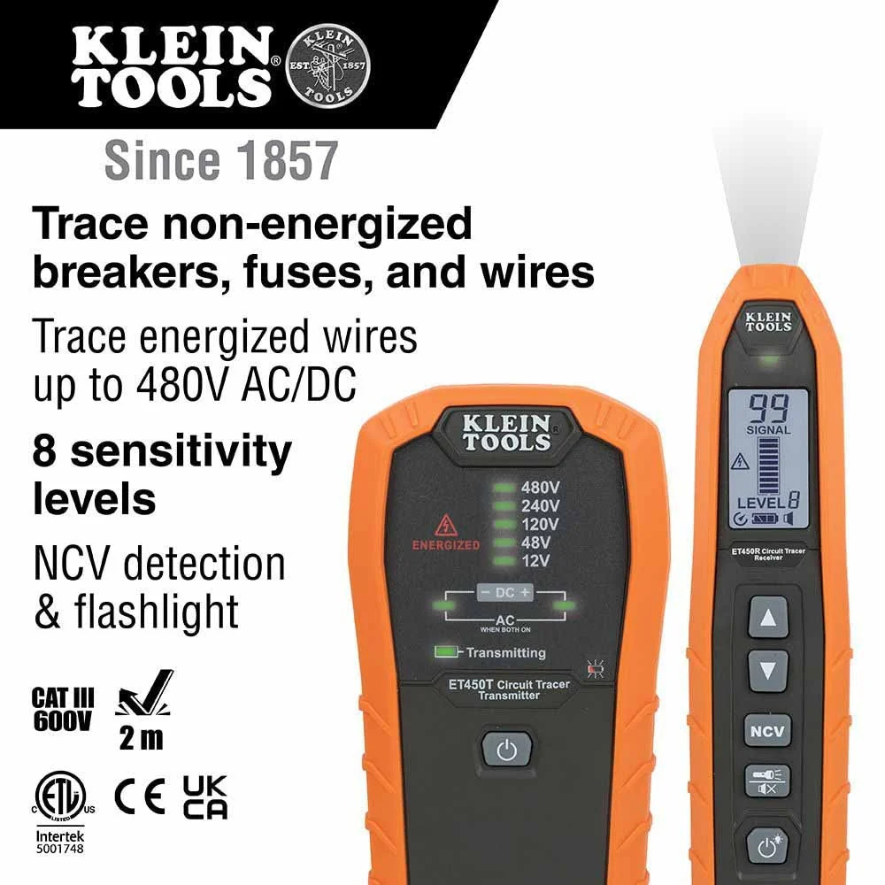 Klein ET450 Advanced Circuit Tracer Kit - Image 6